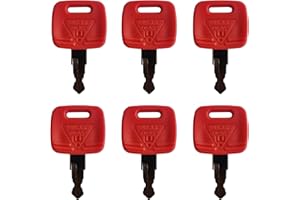 GAOHOU 6PCS RE183935 Zündschlüssel für John Deere Traktor 4120 4210 4310 4320 4410 4510 6010 6410 6610 6910