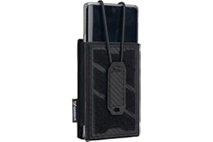 IDOGEAR Sacchetto del telefono tattico Molle Portariviste Borsa universale per smartphone Utility Outdoor EDC Marsupio compatibile con i telefoni fino a 6.7 pollici