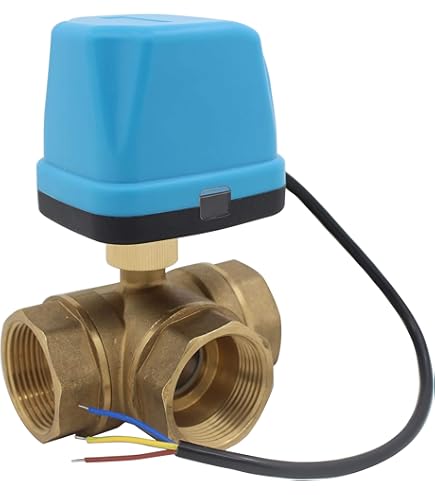 G1-1/4 3 Wege Zonenventil DN32 220V - Motorkugelhahn Messing Für Heizung & Klima