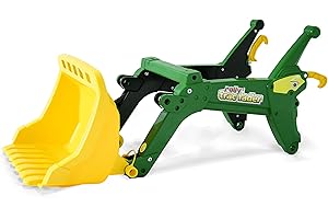 Rolly Toys RollyTrac 409396 Chargeur Avant pour Enfants de 3 à 10 Ans pour véhicules RollyToys Montage Facile, Vert