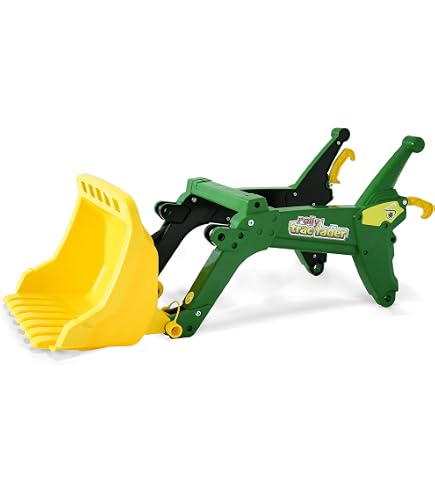 Rolly Toys RollyFarm John Deere – Remolque De Un Eje Con Portón Trasero – Para Tractores Infantiles – Edad 2,5 A 10 Años – Calidad Spiel-Gut