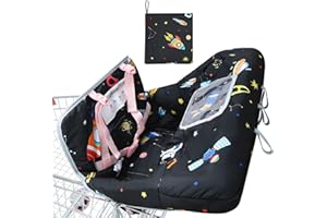 YOOXARMOR Copertura del Carrello Della Spesa per il Bambino,Copertura Sottile per Seggiolone Copertura per Carrello Della Spesa per Bambino e Bambina,Morbido e Confortevole, Lavabile in Lavatrice
