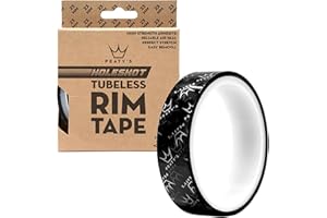 PEATY'S Peaty’s Holeshot Tubeless Rim Tape – 10 meters, High-Strength Adhesive, Puncture Resistant, Air-Tight Seal, Semi-Transparent for MTB, Road, Gravel Bikes – Easy Tubeless Setup, High Strength