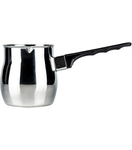 Cafetière Turque En Cuivre Gravée Main - 400 Ml, Doublure Étain - Pour Plaque De Cuisson
