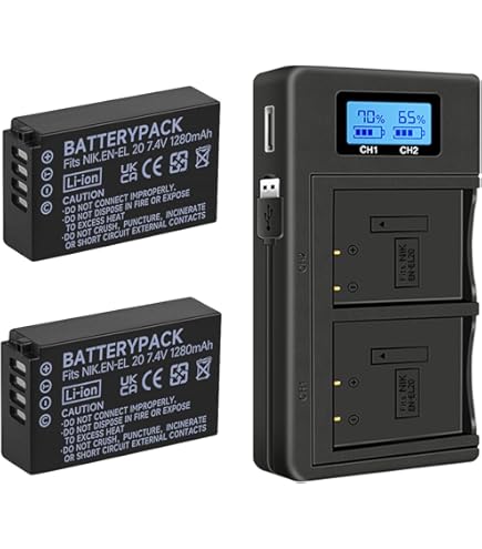 2er-Set Akku für die Nikon Coolpix P950 und P1000
