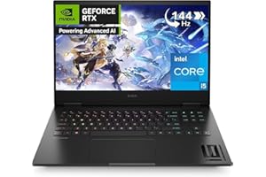 HP OMEN 16-wd0003sl Notebook, Intel Core i5-13420H, 16GB RAM DDR5, 512GB SSD PCIe NVMe, Display 16,1" FHD 144Hz IPS, Grafica Nvidia RTX 4050 6GB GDDR6, Wi-Fi 6, FreeDOS, Nero