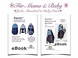 Bequem in schwarz/weiß am eigenen Drucker in Originalgröße DIN A4 ausdrucken, (Jacke 40 Seiten alles komplett - für Bauchtei und Baby-Cover 22 Seiten komplett)