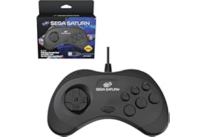 Retro-Bit Sega Saturn Usb Pad NERO - Not Machine Specific Mac OS X, Windows 7