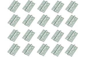 ZOO HARDWARE 10 Pairs of Door Hinge 3" 75mm Ball Bearing Hinges Polished Chrome Suit Internal Doors Pair (10)