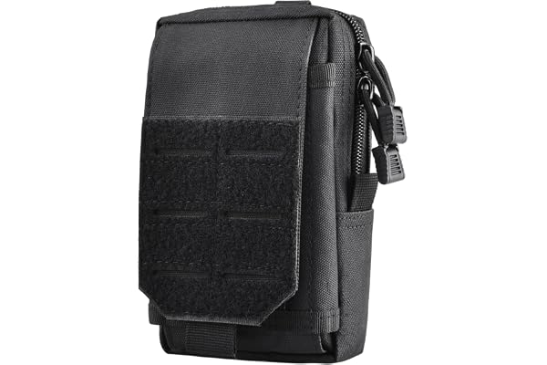 Azarxis Pochette Tactique Sacoche Ceinture Poche Molle Téléphone Portable Gadget EDC pour Randonnée Sport Plein-Air
