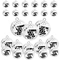 Décor Boules Disco, 25 Pièces Boule à Facette Kit Mini Boule Disco avec Corde, Boules Disco Décoratives à Accrocher pour Fête à la Maison Mariage Arbre de Noël Fête d'anniversaire