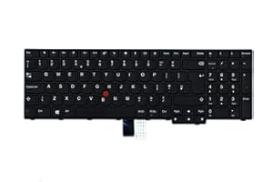 TellusRem replacement UK non-backlit keyboard for Lenovo Thinkpad E570 E575 E570C
