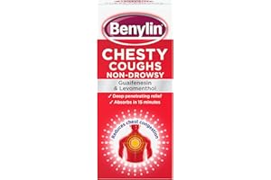 Benylin Chesty Coughs Non-Drowsy (1x 300ml), Cough Syrup for Deep Penetrating Relief, For Mucus Relief and Reduces Chest Congestion, Cough Syrup Soothes Your Cough Fast