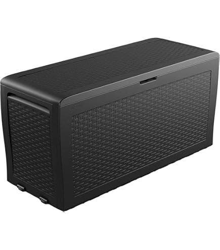 Toomax Rattan opbergbox - 420L - Antraciet | Antraciet | 1700098