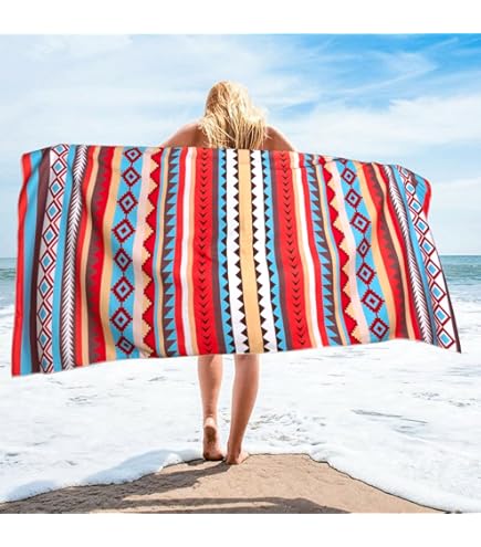 Asciugamano Da Spiaggia Jacquard King 140x200 420gsm | Leroy Merlin - Foto 2