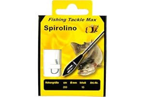 FISHING TACKLE MAX FTM Haken gebunden Sbirolino 200cm - 10 Forellenhaken