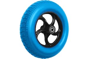 PRODUCTPRO Product Pro 14" Blue Puncture Proof Wheel 3.25-8 for 16mm Axle Shaft