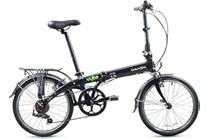 Dahon Bicicletta Vybe D7 Black, Pieghevole Unisex-Adulto, Nero, 145-185cm