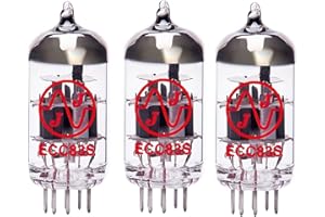 JJ Electronic 12AX7/ECC83 Lot de 3 tubes à vide XLR pour préampli