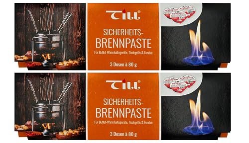 Till Sicherheits-Brennpaste, 6 Stück