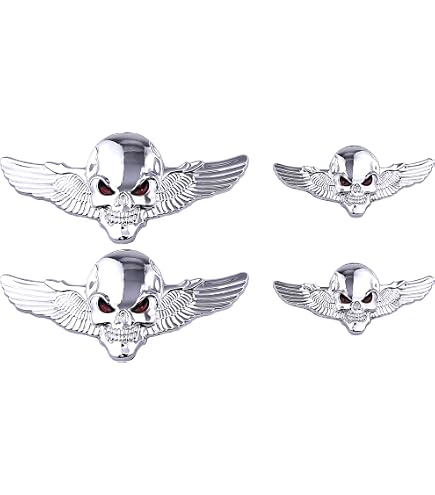 Schädel Punisher Rot Emblem Badge Auto Aufkleber 3 Produktbild-Vorschau 8