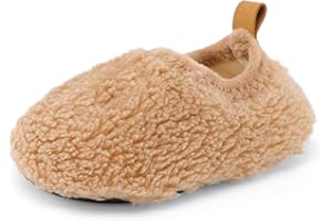 MK MATT KEELY Zapatillas de Estar por Casa para Niños Suave Antideslizantes Caliente Zapatos de Sherpa Lana EU19-30