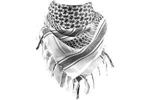 COLOURLINX Soft Cotton Shemagh Scarf Arab Sun Hat Combat Desert Keffiyeh SAS Army Tactical Military Desert Head Neck Wrap mask