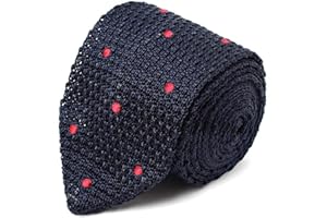 BRERA 67 Cravatta Uomo Elegante in Seta | Cravattino per Completo 150x7 | Cravatte Slim per Vestito da Cerimonia e per Abiti da Lavoro - Diversi Colori e Fantasie