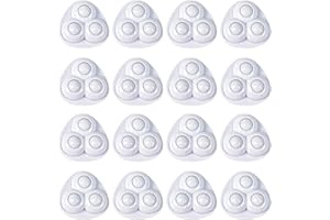 JOZMMZEOOA 16 Stücke Möbelrollen Klein,Self Adhesive Caster Wheels 360-Grad-Drehung Schwenkbare Lenkrollen Geräuschlos Kugelrollen,für Küchengeräte Mülleimer Aufbewahrungsbox (Weißes Nylon)