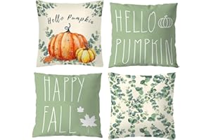 Aitsite Federe Cuscini Divano 45x45 Autunno, Decorazione Copri Cuscini Per Divano Autunnale Copri Cuscini Decorativi Per Divano Giardino E Camera Da Letto, Soggiorno, Divano