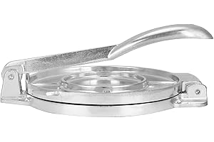 KAFUTY-1 Prensa De Tortilla De Aleación De Aluminio, Herramienta De Prensa De Pastelería De Masa Plegable, Tortilladora Pre-sazonada, Herramienta Para Hacer Chapati, Tortilla, Roti Al Estilo Indio