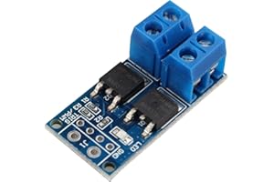 HALJIA 15A 400W DC 5V-36V Large Power Mosfet MOS FET Trigger Electronic Switch Driver Module PWM Regulator Control Panel for High-power Equipment Motor LED Strip DC Motor Micro Pump Solenoid Valve