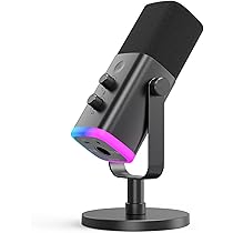 FIFINE AM8PROT USB/XLR ダイナミックマイク ブラック FIFINE XLR/USB Gaming Microphone, Studio Dynamic Streaming Mic