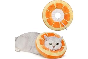 ANWA Adjustable Cat Cone Collar - Soft, Cute Recovery Collar for Kittens After Surgery