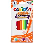 Carioca Fosforlu Yıkanabilir Ke&ccedil;eli Boya Kalemi 8'li