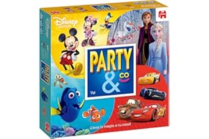 Diset - Party & Co. Disney, Juego de Mesa multiprueba para niños a Partir de 4 años - Diversión con Personajes Disney - Ideal para Juego de Amigos y Familia