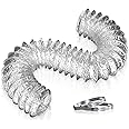 Hon&Guan 100mm Flexible Aluminium Ducting 2m Insulated ducting Pipe 4 Inch Air Ducting Hose for Cooker Hood, Extractor Fan, Tumble Dryer, Hydroponics Grow