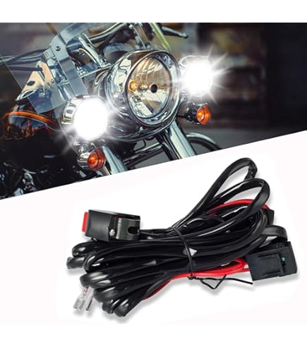 CPOWACE Motorcycle LED Fog Lights – Pack Of 2, E-Mark Certified, Universal Fit For BMW R1200GS, F800GS & More