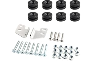 SVCEQZE Kit de Montaje de Maleta Lateral para Motocicleta,Kit de Soporte de Montaje de Bolsa Trasera | Juego de Montaje de Caja Lateral portátil de Metal - Accesorios de Montaje completos, Kit de