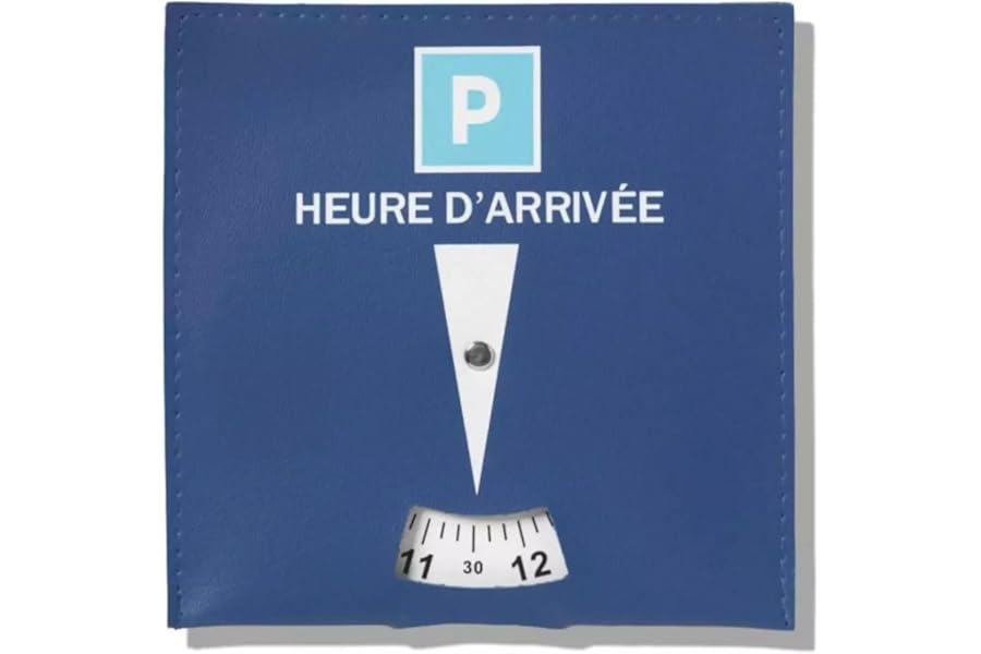 Idée pro mobilité Blue PVC Parking Disc (15 x 15 cm) Complies with French Standards
