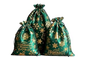 HERZWILD - 25 sacchettini 15 * 20 cm Sacchettini piccoli con coulisse, in cotone, sacchetti regalo in juta per Natale (B-15 * 20 cm)