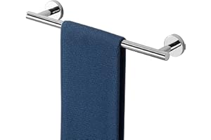 SAYAYO Portasciugamani Bagno Cromo Lucido Porta Asciugamano 40CM Porta Asciugamani Bidet Porta Salviette da Parete, SUS304 Acciaio inossidabile