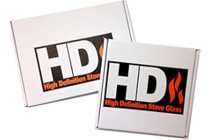 SCHOTT ROBAX Villager A/B 185mm x 164mm high def woodburner Log Burner Multi Fuel Stove Glass