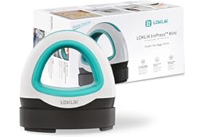 LOKLiK Mini Heat Press Blu Stampa Riscaldante Compatta Termoadesiva Stampa Tessile
