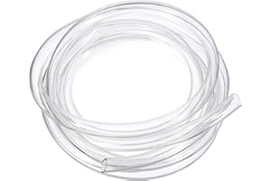 QUARKZMAN Tubo Flexible de PVC, 14mm de ID x 16mm de OD - 4 Metros de Largo Tubos de Agua de Vinilo Transparente, Tubería de Agua Plástico Ligero y Flexible para Tanque y Acuario