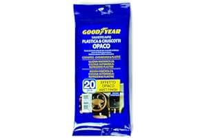 Goodyear Salviette Auto Pulizia Interni, Salviettine per Plastica e Cruscotti Opaco