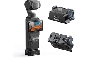 SMALLRIG Dock Carga para Osmo Pocket 3 - Aluminio con 1/4", Garras Plegables para Trípodes/Monopies y Base Arca - 5376