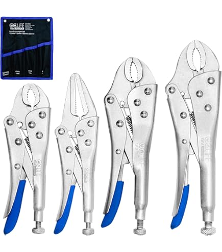 Pinza Autobloccante 5 Pollici - Ganasce Curve, Regolabile, Per Serrare E Fissare Piccole Parti - Foto 11