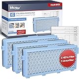 McFilter | 3 filtri HEPA + 3 filtri motore (tagliabili a misura) adatto per aspirapolvere Miele serie GN S4 S5 S6 S8, Complet