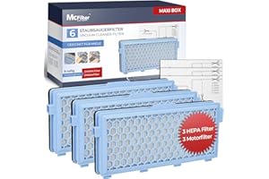 ‎MCFILTER McFilter I 3 HEPA Filter geeignet für Miele Compact C1 C2, Complete C2, S8340, S8360 S4000, S5000, S6000, S8000 Serie, S2, S3, S4, S5, S6 Serie, Staubsauger I Alternative für SF-HA 50, SF-AP 50